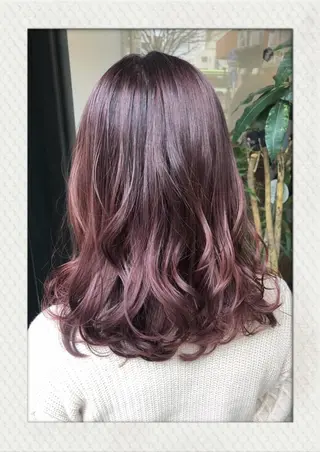 セミロング カラー きむら かずきのヘアスタイル