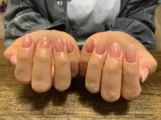 ネイル うる艶♡透明感ネイル Rirashiaのネイルデザイン