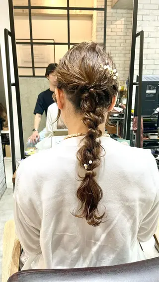 ロング 🌈透明感カラー 韓 国ヘアこうたろうのヘアスタイル