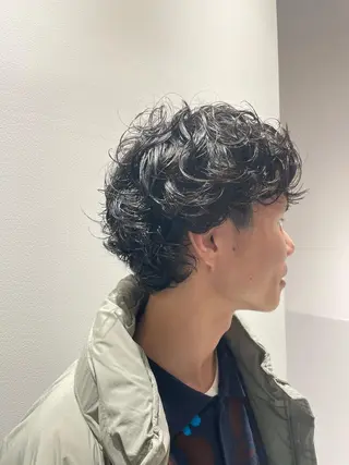パーマ メンズ ニュアンスパーマ/ メンズカット田島勇樹のヘアスタイル