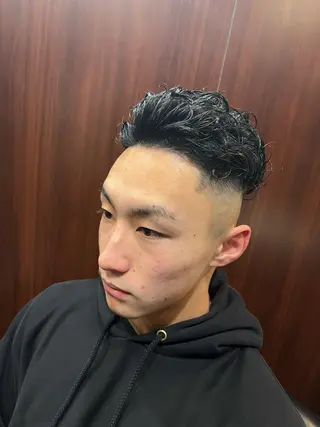 ショート パーマ CuMARi所属・予約の95%パーマ 🌈men's専門店のヘアスタイル