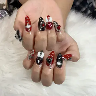 ネイル 🎀 Lemode ワンホンネイル🎀のネイルデザイン