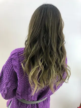 カラー 茅ヶ崎/ハイライト/ ハイトーン/関口実華のヘアスタイル