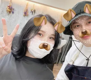 ミディアム カラー TOWA 野村　コウダイのヘアスタイル