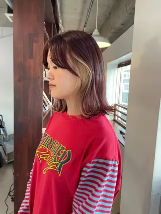 ショート カラー silo所属・silo MOKA 顔周りカット🦦のヘアスタイル