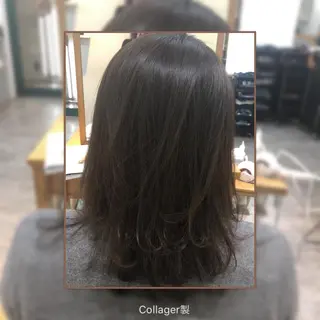 ミディアム カラー 💫髪質改善矯正 MIHO💫のヘアスタイル