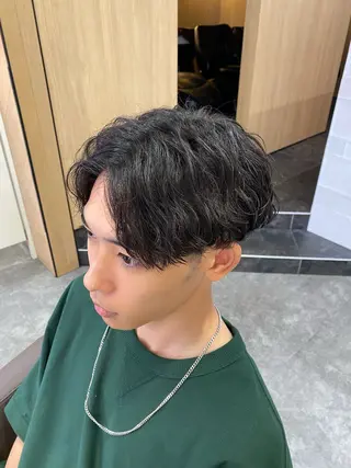 パーマ メンズ メンズ特化LIBER 石川玲央のヘアスタイル