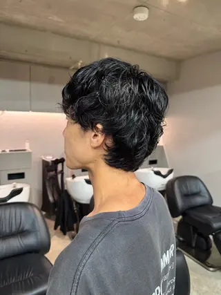 パーマ メンズ メンズパーマ/ ボブパーマ/表参道のヘアスタイル