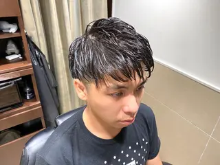 ミディアム メンズ HIRO GINZA 池袋東口店所属・林田 龍明のヘアスタイル