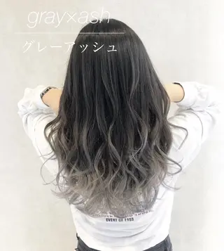 セミロング カラー 代表/七瀬/ギャル/ シールエクステ/渋谷のヘアスタイル