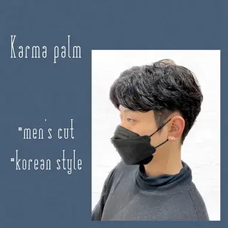 ショート パーマ 樋笠 知佳のヘアスタイル