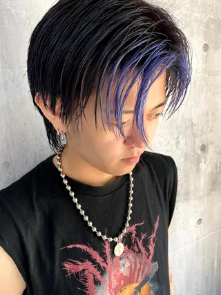 ショート カラー メンズ SHURI❤️🔥 中/韓mix ♡のヘアスタイル