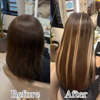 ロング カラー メンズ シールエクステ🎀 羽エクステ🌙しぇるのヘアスタイル