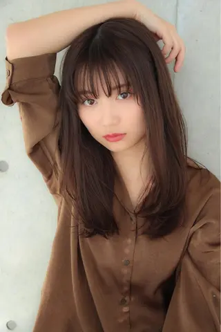 セミロング カラー パーマ ハイトーン特化🌟 仲川和人のヘアスタイル