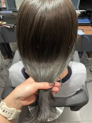 セミロング カラー 似合わせ前髪／ 小顔カット🎀そうのヘアスタイル