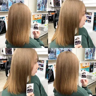 ミディアム カラー 推しカラー✨ オタク美容師ユウカのヘアスタイル