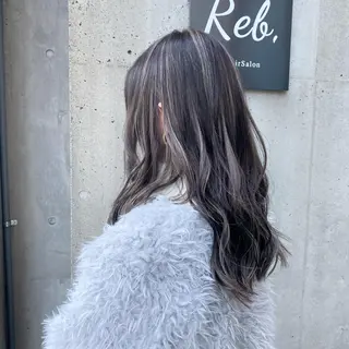 セミロング カラー ネイル マツエク・マツパ 中山 天地のヘアスタイル