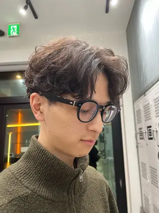 カラー パーマ メンズ fifth 桐山 蒼史のヘアスタイル