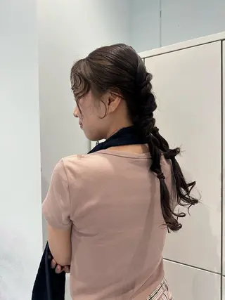 ロング ヘアアレンジ なりた るいのヘアスタイル