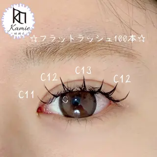 マツエク・マツパ Kamie-uni wakoのマツエク・マツパデザイン