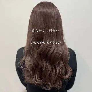 ロング カラー 透明感カラー／ 艶感カラー／RAMUのヘアスタイル