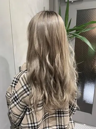 ロング カラー M IIのヘアスタイル