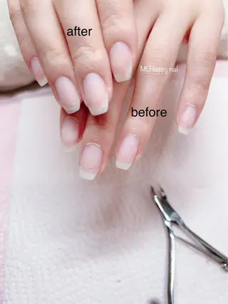 ネイル 北浦和 自爪育成ケアのネイルデザイン