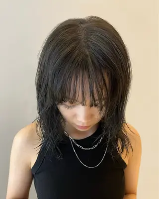 セミロング カラー マツエクモデル募集中 /表参道/宇佐見綾花のマツエク・マツパデザイン