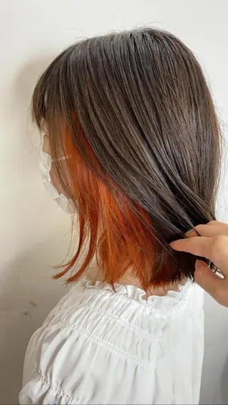 ミディアム カラー ✨美髪矯正&ショート の小林✨のヘアスタイル