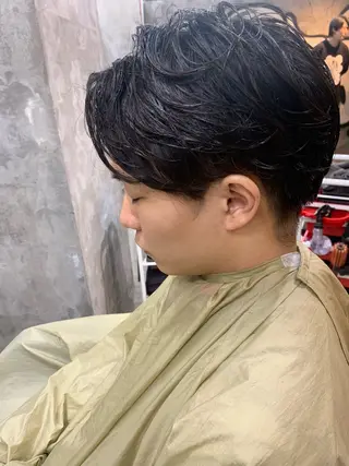 パーマ メンズ ⚡️メンズパーマ特化 mens支持◎/忠地のヘアスタイル