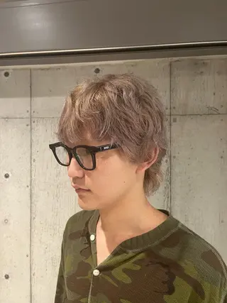 カラー ヘアアレンジ メンズ 傷ませないカラー・ ボブ・リクト💥のヘアスタイル