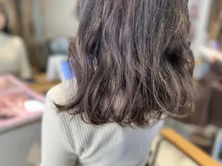 ミディアム カラー 髪質改善🌟透明感 🌟三塚有紀子のヘアスタイル