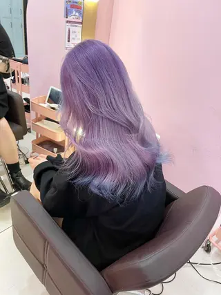 セミロング ❄️💛エクステ ブリーチ❄️yukiのヘアスタイル