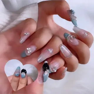 ネイル chiyori天王寺 🎀韓国風束感まつげのマツエク・マツパデザイン