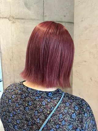 ミディアム カラー 女性に人気♪ はやしほのかのヘアスタイル