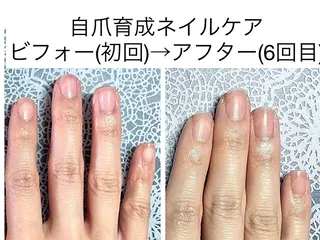 ロング ネイル ハンドケア&ネイルケア桃の木所属・ケアリスト🍀 マリユキのネイルデザイン