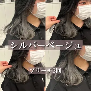 カラー 似合わせ💗透け感 💗うる艶カラー💗のヘアスタイル