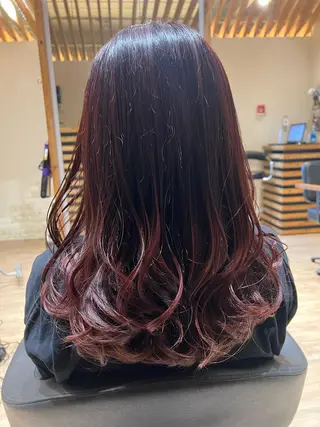 ロング カラー 関口 友行のヘアスタイル