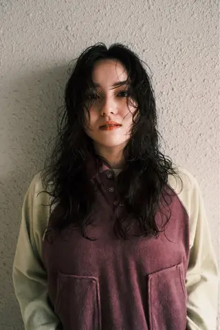 セミロング パーマ KEI gattacaのヘアスタイル