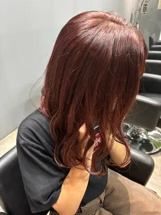 セミロング カラー 🌙GLITTER 🌙菱沼孝将🌙のヘアスタイル