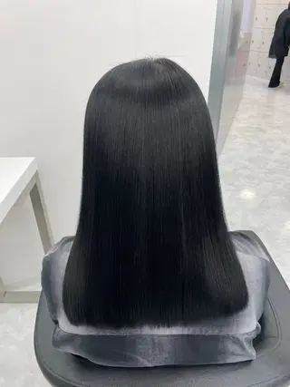 ミディアム MOE 福岡韓国ヘア✧︎のヘアスタイル