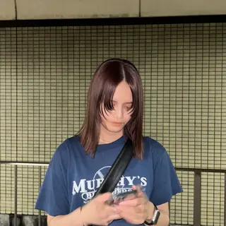 カラー 杏 華のヘアスタイル