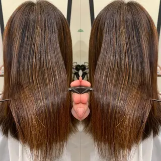 セミロング パーマ 伊藤 裕貴のヘアスタイル