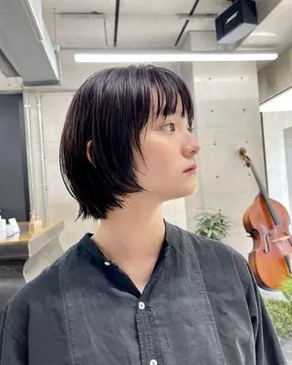 ショート 加藤木麻彩 NEROのヘアスタイル