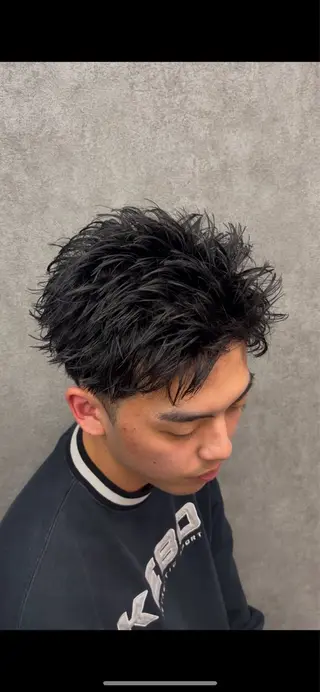 ショート ヘアアレンジ メンズ 【札幌メンズ特化】 🔥RIKU🔥のヘアスタイル