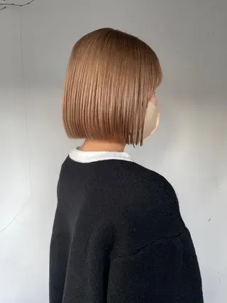 ショート カラー silo所属・silo MOKA 顔周りカット🦦のヘアスタイル