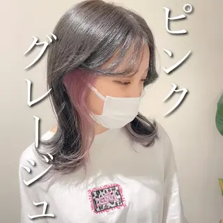 カラー 💎巻ける縮毛矯正/ 艶髪💎石渕智也のヘアスタイル