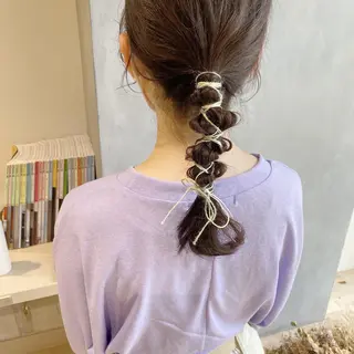 カラー ヘアアレンジ HANA ROCCO3rdのヘアスタイル