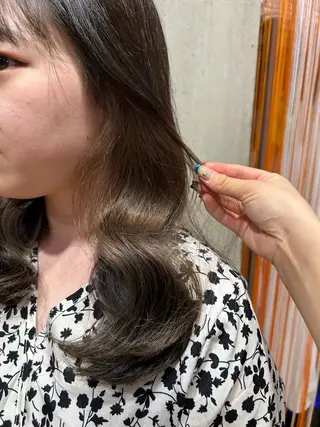 カラー coohair トミクラモエのヘアスタイル
