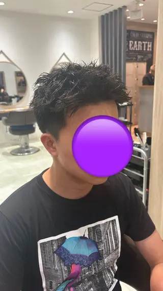 ショート パーマ メンズ Ⓜ️ens 🇧🇷KOKIのヘアスタイル